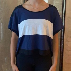 2/$8❗️Pink by Victoria’s Secret | striped shirt